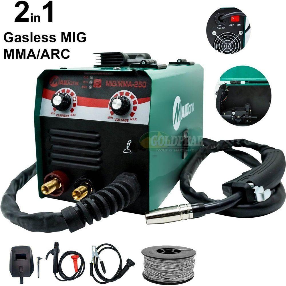 Mailtank SH-197 2in1 Gasless MIG/MMA 250 DC Inverter Welding Machine - Goldpeak Tools PH Mailtank Mailtank SH-197 2in1 Gasless MIG/MMA 250 DC Inverter Welding Machine - Goldpeak Tools PH Mailtank